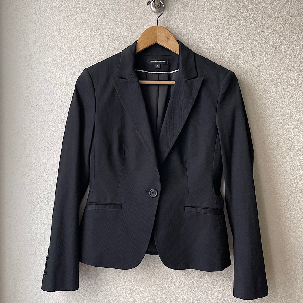 Express Design Studio Lined Suit Jacket